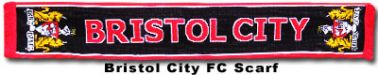 Bristol City Crest Scarf Bristol City Crest Scarf