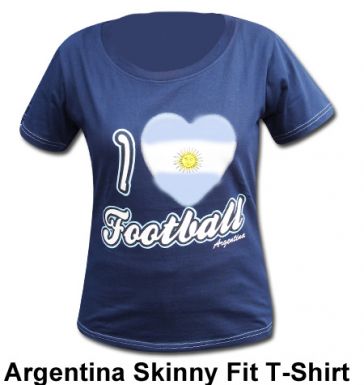 Argentina Skinny Fit T-Shirt