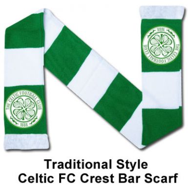 Celtic FC Crest Bar Scarf