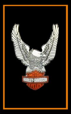 Harley Davidson Crest Towel