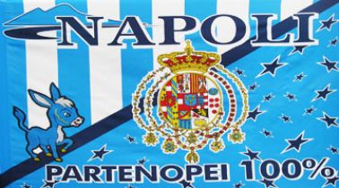 SSC Napoli Crest Flag