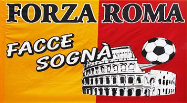 AS Roma Stadium Flag