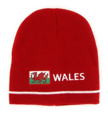 Wales Flag Beanie Hat