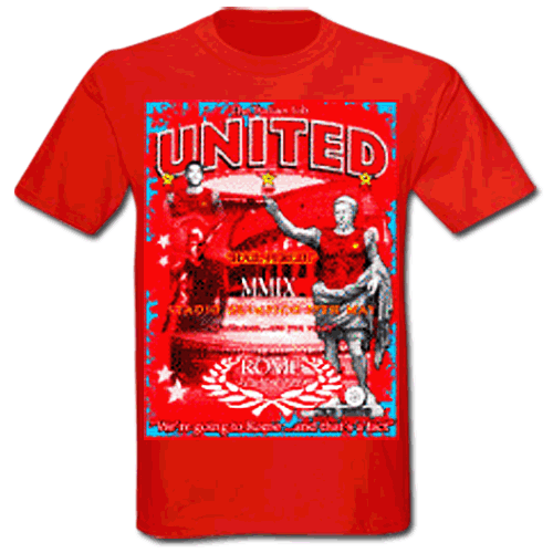 Man Utd Rome Final T-Shirt