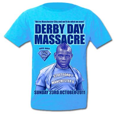 Man Utd 1 - Man City 6 Massacre T-Shirt