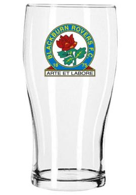 Blackburn Rovers Crest Pint Glass Blackburn Rovers Crest Pint Glass