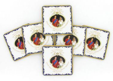 William & Kate Royal Wedding Coasters