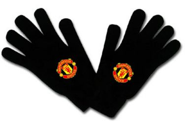 Man Utd Crest Wool Gloves