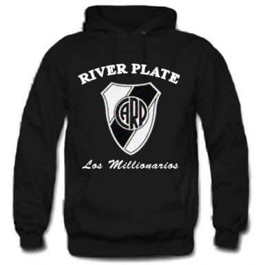 River Plate Vintage Style Crest Hoodie