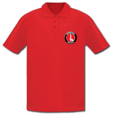 Charlton Athletic Crest Polo Shirt
