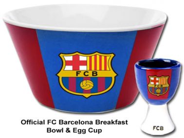 FC Barcelona Bowl & Egg Cup