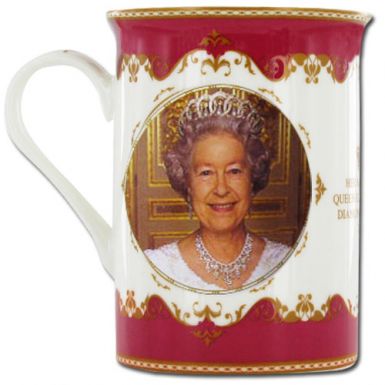Queen Elizabeth II Diamond Jubilee Mug