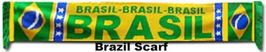 Brazil Flag Soccer Scarf