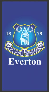 Everton FC Football Crest Rug