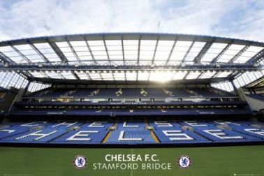 Chelsea FC Stamford Bridge Stadium Poster