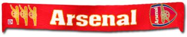 Arsenal FC Crest Scarf