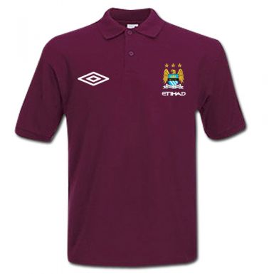 Official Manchester City Crest Polo Shirt