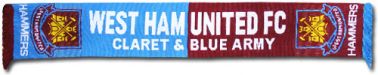 West Ham United Crest Scarf