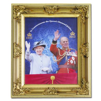 Queen Elizabeth II Diamond Jubilee Framed Print