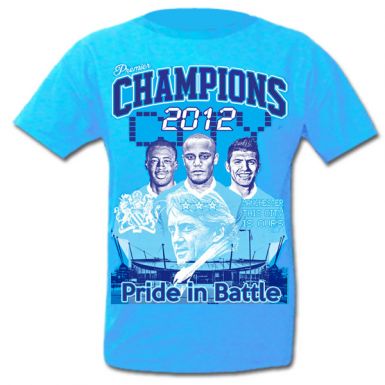 Man City Premier League Champions T-Shirt