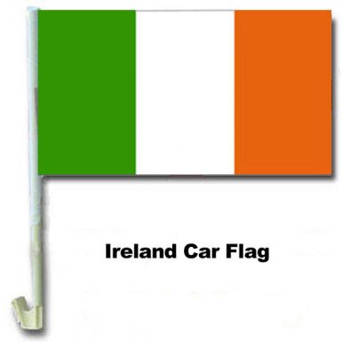 Ireland Tricolour Car Flag