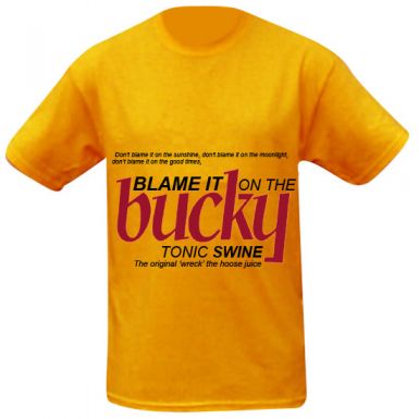 Buckfast Drink Blame it on the Bucky T-Shirt