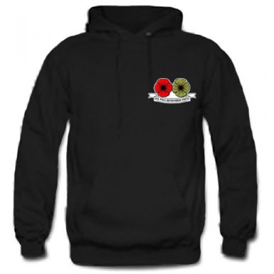 Remembrance Day Poppy Hoodie