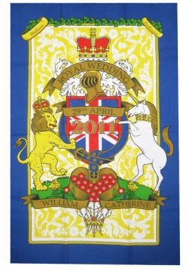 Queen Elizabeth II Diamond Jubilee Tea Towel