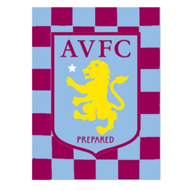 Aston Villa Crest Fleece Blanket