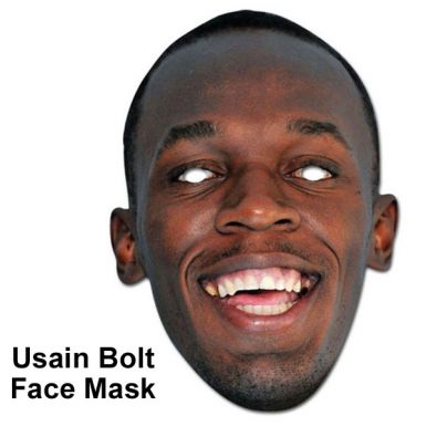 Usain Bolt Olympic Champion Face Mask