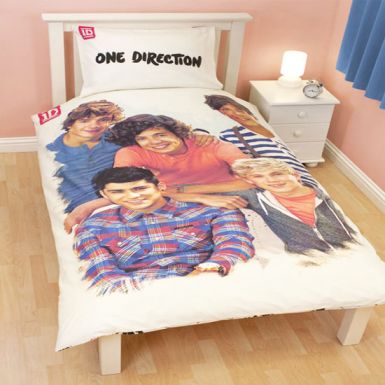 Official One Direction Crush Single Bed Duvet Set