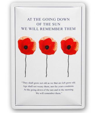 Bomber Command Poppy Wall Plaque