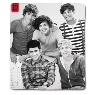 One Direction Fleece Blanket Bed Throw