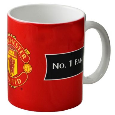 Man Utd No.1 Fan Crest Mug