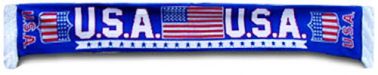 USA Flag Soccer Scarf