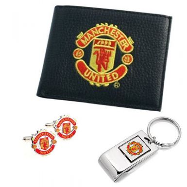 Man Utd Wallet, Cufflinks & Keyring Gift Set