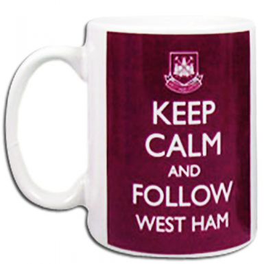 Keep Calm and Follow West Ham Mug