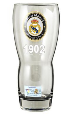 Real Madrid Crest Premium Pint Glass