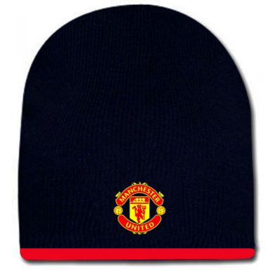 Man Utd Crest Beanie Hat