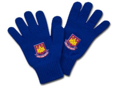 West Ham Utd Crest Wooly Gloves