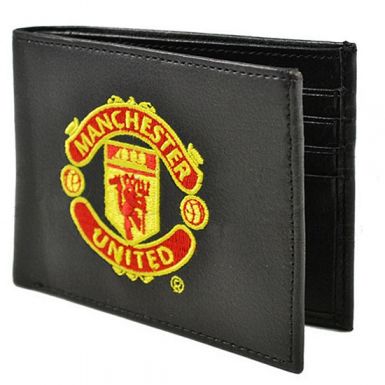 Man Utd Crest Leather Wallet