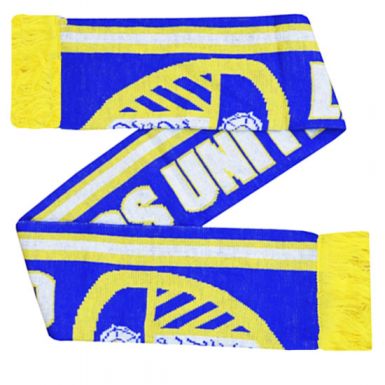 Leeds United Crest Scarf