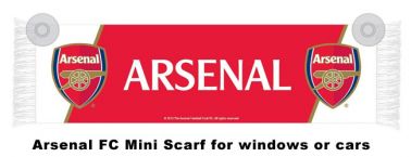 Arsenal FC Crest Mini Car Scarf