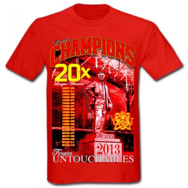 Man Utd 2013 Premier Champions T-Shirt