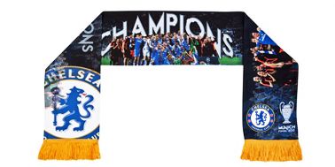 Chelsea 2012 Champions League Winners Scarf