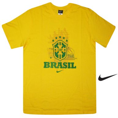 Brazil Football Crest T-Shirt by Nike