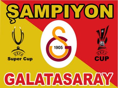 Giant Galatasaray Crest Flag