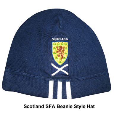 Scotland SFA Wool Beanie Hat by Adidas