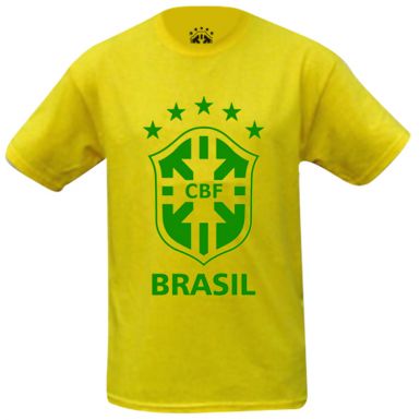 Brazil Football Crest World Cup T-Shirt