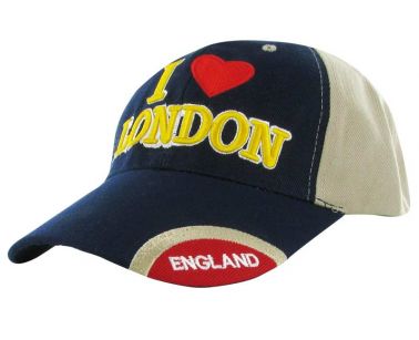I Love London & England Baseball Cap